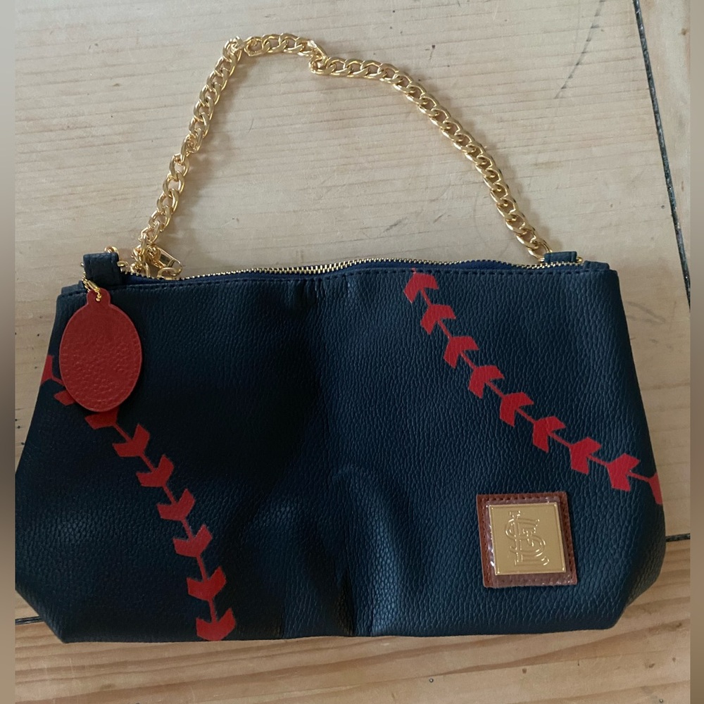 St. Louis Cardinals navy purse